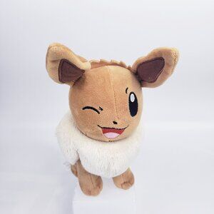 Pokemon Eevee Winking Plush Stuffed Animal 2021